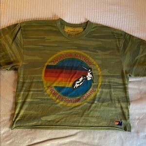 Aviator Nation Camouflage T-Shirt